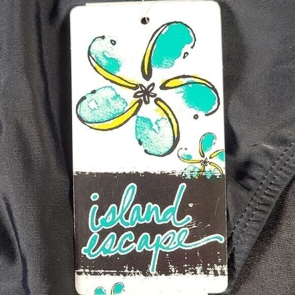 Island Escape Classic Bikini Bottom Sz 10 - Picture 6 of 8